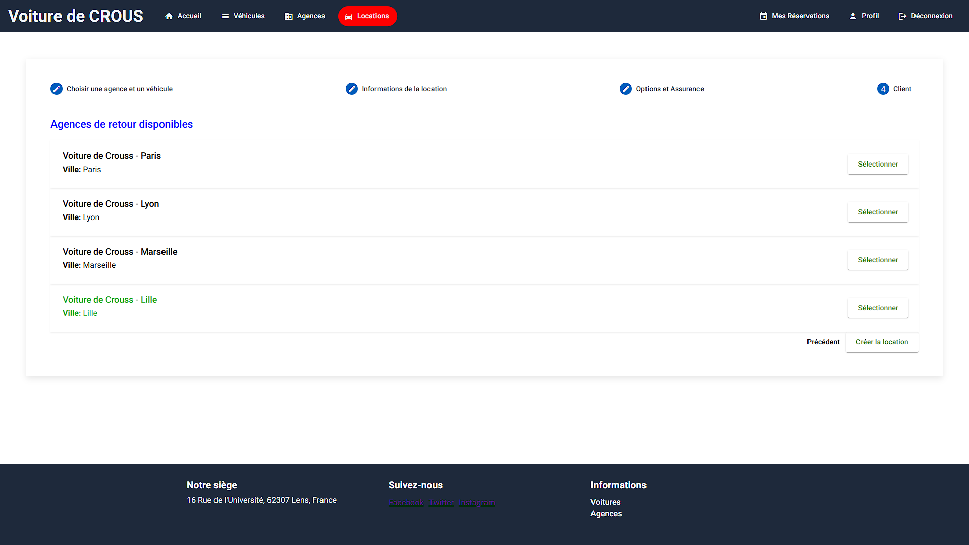 Voiture de Crous Reservation Page 5